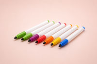 <p>5 feutres effaçables colorés</p>