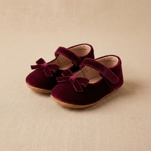 Chaussures Bébé Fille avec Nœud – Élégantes & Idéales Premiers Pas